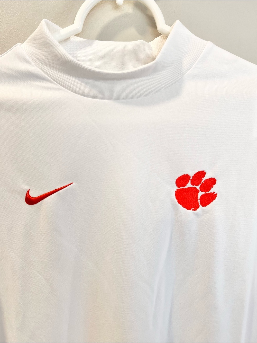 NEW Nike Golf Tour Performance Dri-Fit Clemson Tigers Long Sleeve Shirt Size M. - Picture 2 of 4